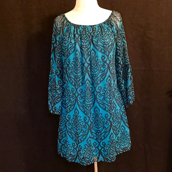 NEW-No Tags Debra Michaels Tunic Dress - Picture 1 of 4